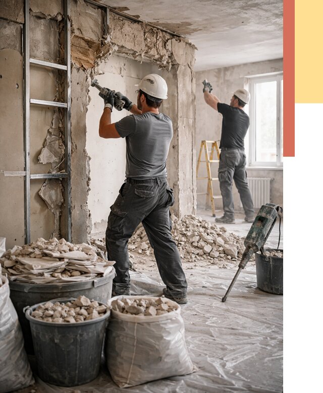 Демонтажные работы в Владимире от 2801 руб. — услуги и цена под ключ | ОТДЕЛОЧНИК-Вдм