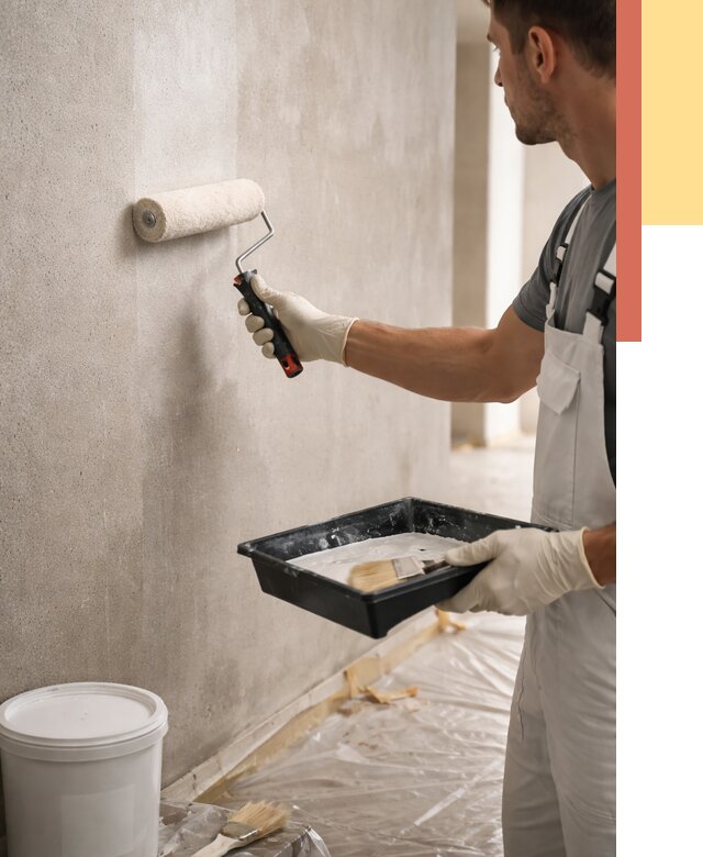 Грунтовка стен в Владимире от 2283 руб. м2 — быстро, недорого, с материалом | ОТДЕЛОЧНИК-Вдм