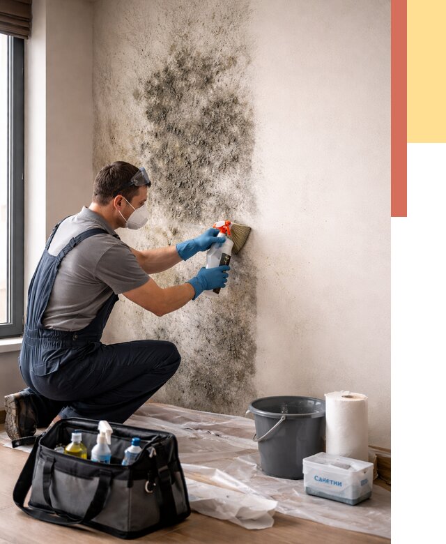 Удаление плесени со стен в Владимире от 2231 руб. — быстро и недорого | ОТДЕЛОЧНИК-Вдм