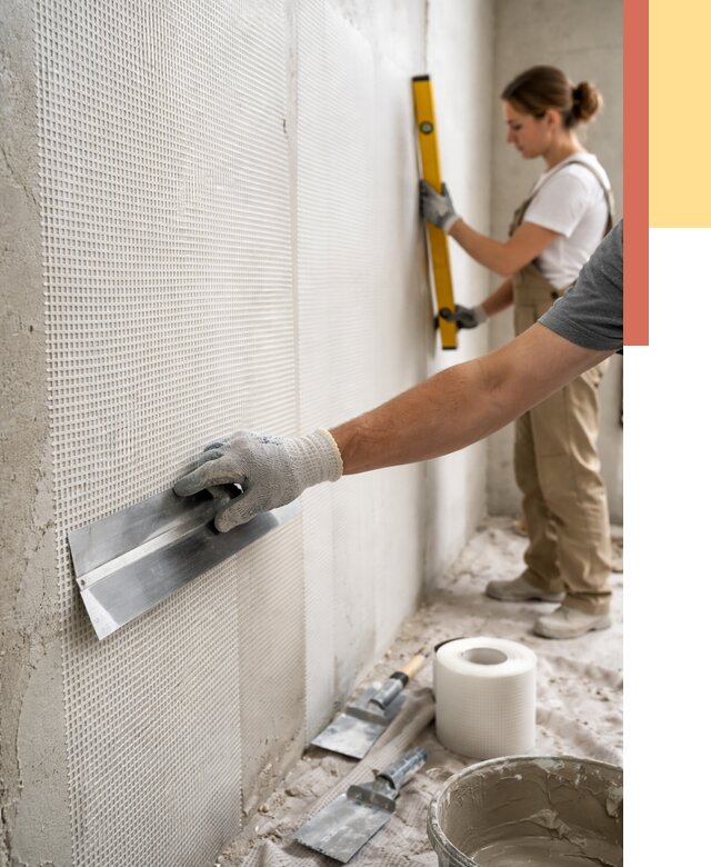 Армирование стен стеклосеткой в Владимире от 3320 руб. под ключ | ОТДЕЛОЧНИК-Вдм