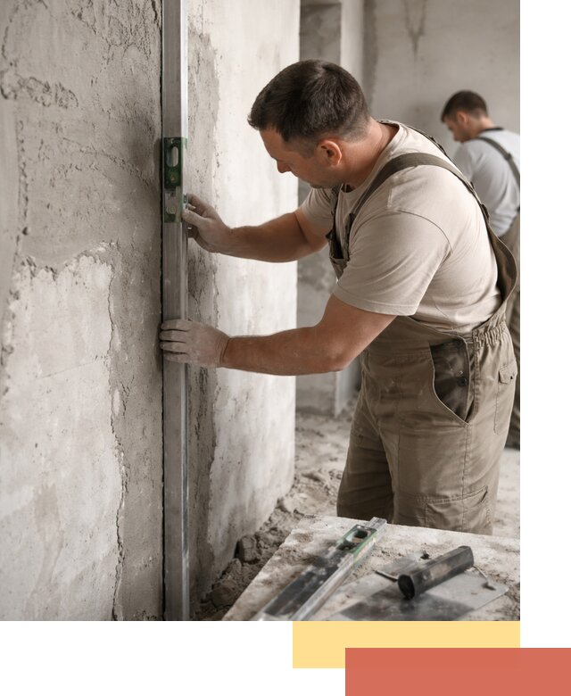 Установка штукатурных маяков в Владимире с гарантией качества