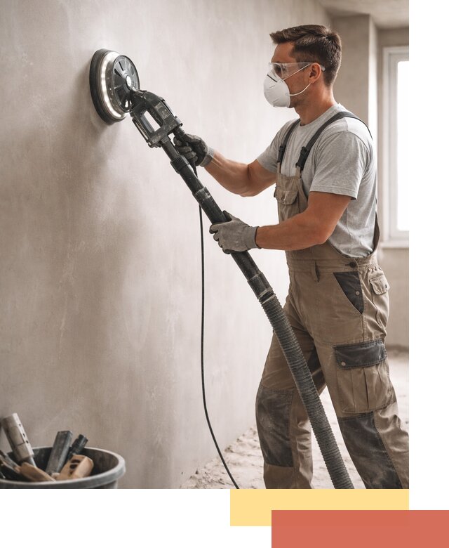 Профессиональная шлифовка стен в Владимире быстро и качественно