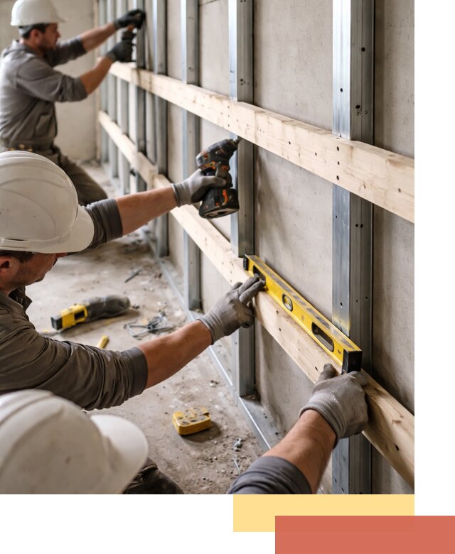 Устройство обрешетки под панели в Владимире