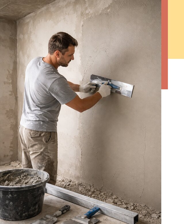 Штукатурка стен без маяков в Владимире от 7470 руб/м2 — услуги и цена | ОТДЕЛОЧНИК-Вдм
