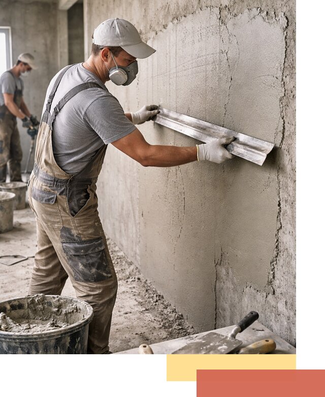 Штукатурка бетонных стен в Владимире качественно и долговечно