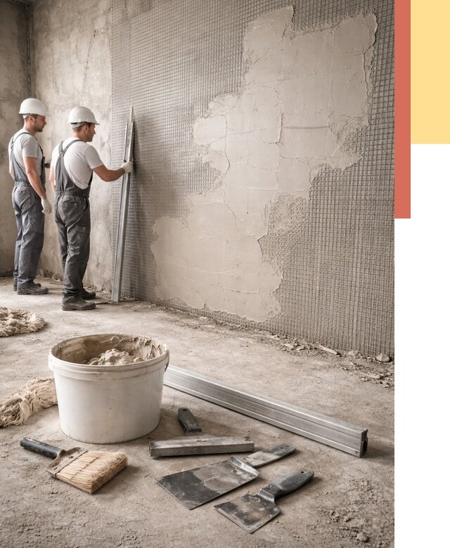 Штукатурка стен по сетке в Владимире от 5706 руб./м2 — быстро и недорого | ОТДЕЛОЧНИК-Вдм