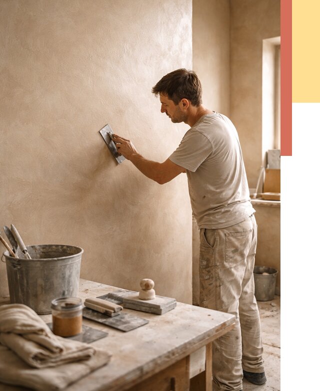 Марокканская штукатурка таделакт в Владимире под ключ от 4358 руб. | ОТДЕЛОЧНИК-Вдм