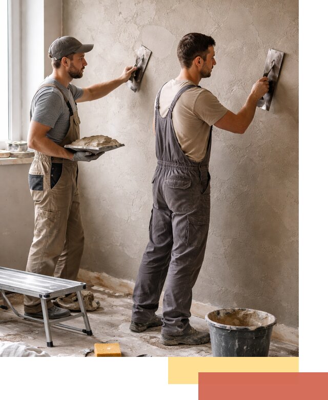 Ремонт декоративной штукатурки и восстановление фактуры в Владимире