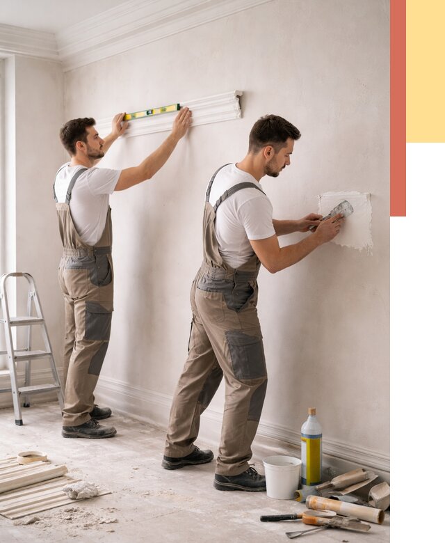 Монтаж лепнины на стены в Владимире от 4669 руб. — недорого, быстро | ОТДЕЛОЧНИК-Вдм