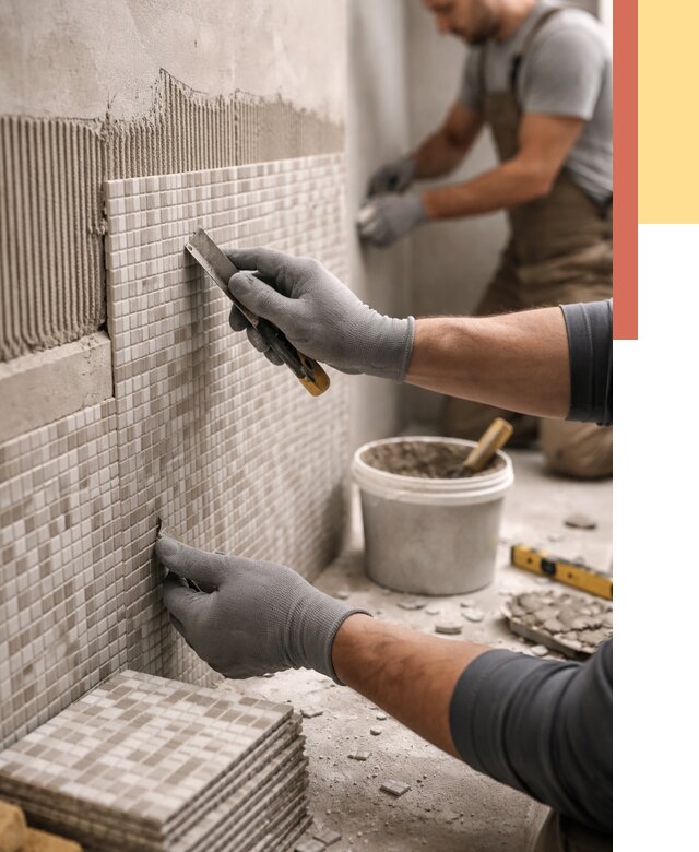 Облицовка стен мозаикой в Владимире от 3320 руб/м2 — укладка мозаики на стены | ОТДЕЛОЧНИК-Вдм