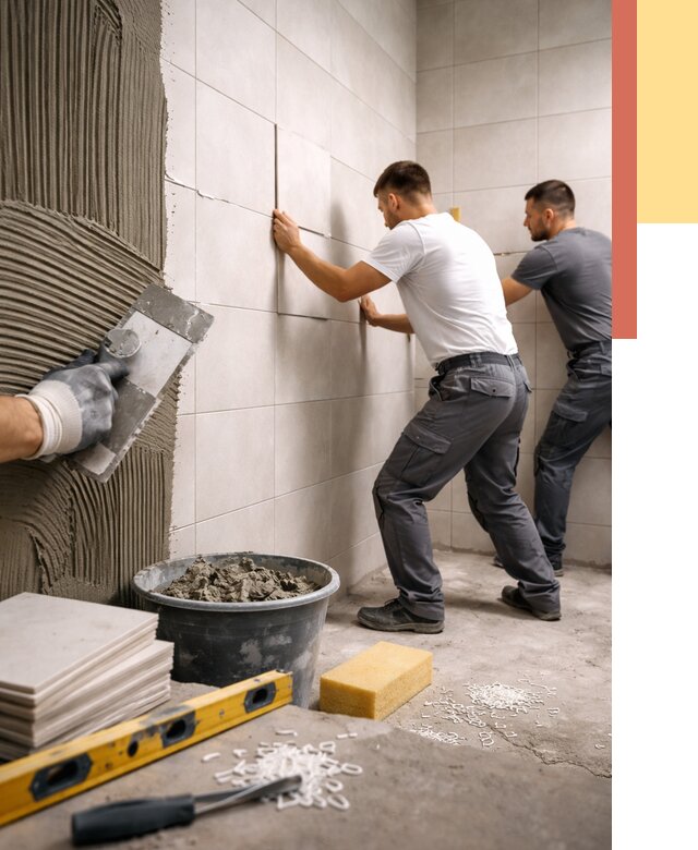 Укладка плитки на стены в Владимире от 882 руб. — качественно и недорого | ОТДЕЛОЧНИК-Вдм