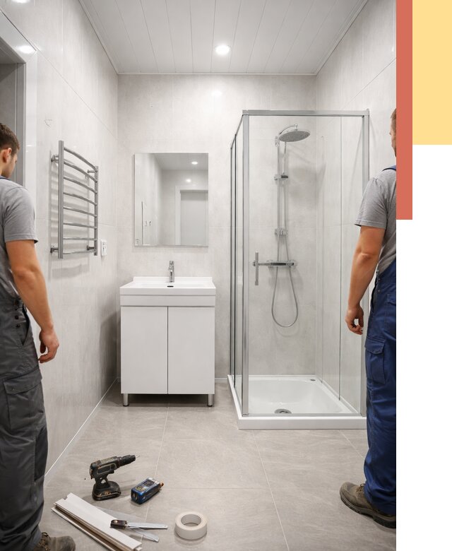 Отделка ванной комнаты панелями ПВХ в Владимире от 4669 руб. за м2 | ОТДЕЛОЧНИК-Вдм