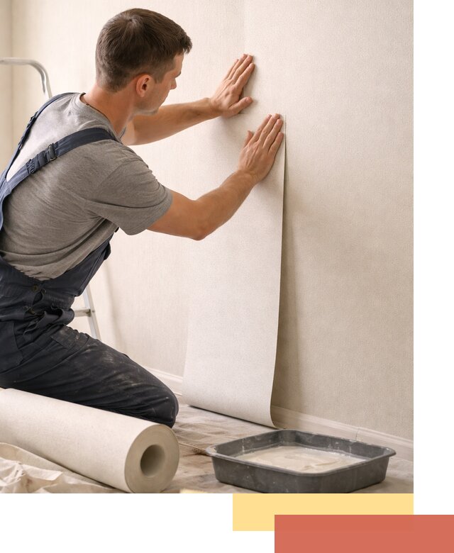 Поклейка флизелиновых обоев в Владимире качественно и быстро