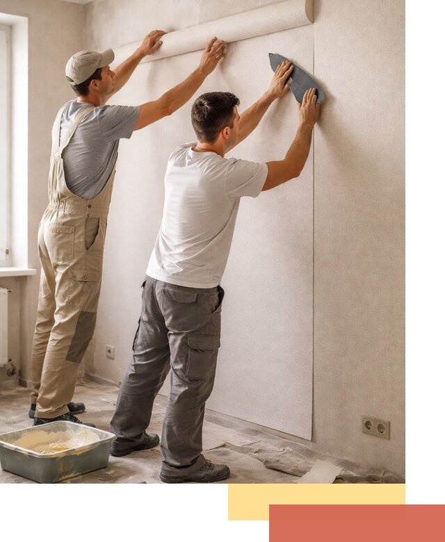 Поклейка виниловых обоев в Владимире профессионально и качественно