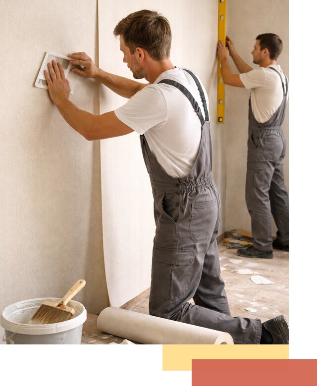 Поклейка бумажных обоев в Владимире качественно и недорого