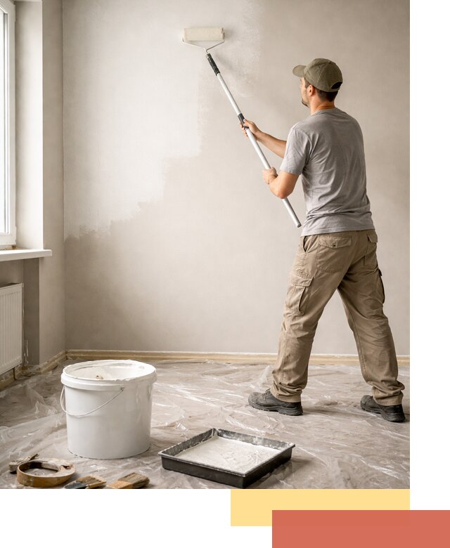 Покраска стен латексной краской в Владимире качественно и быстро