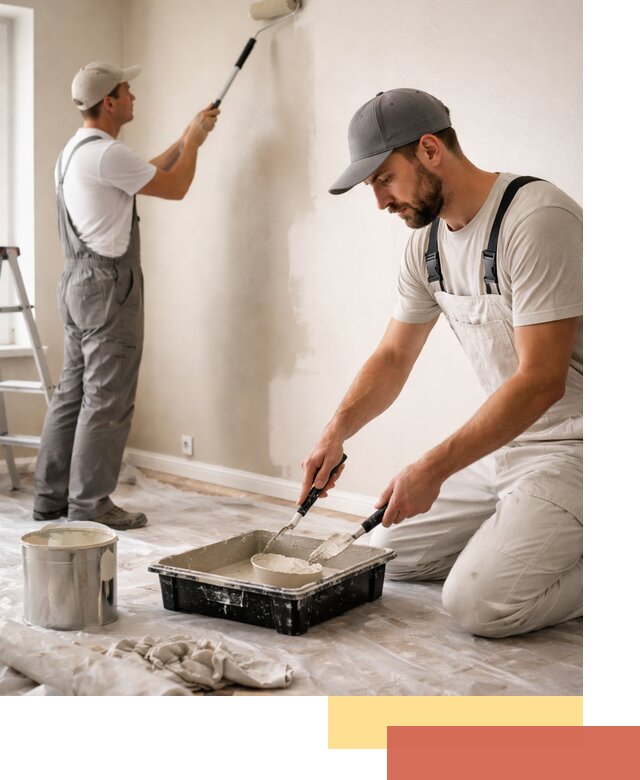 Покраска стен в квартире в Владимире — профессионально и аккуратно