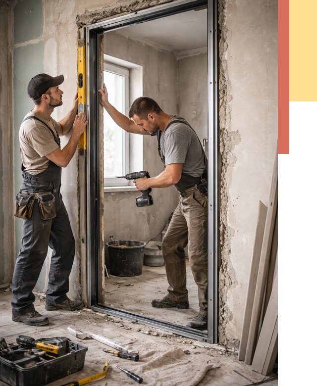 Закладка дверного проема в Владимире от 3631 руб. — быстро и недорого | ОТДЕЛОЧНИК-Вдм