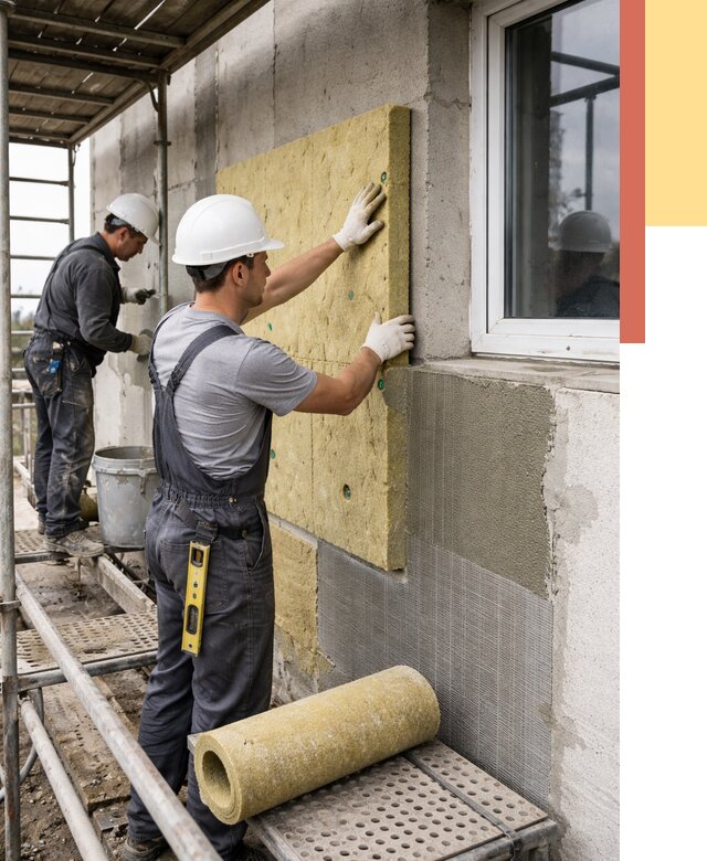 Утепление стен в Владимире от 4461 руб. под ключ — быстро и недорого | ОТДЕЛОЧНИК-Вдм