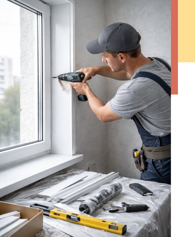 Установка пластиковых откосов в Владимире от 2334 руб. | ОТДЕЛОЧНИК-Вдм монтаж, быстро и недорого