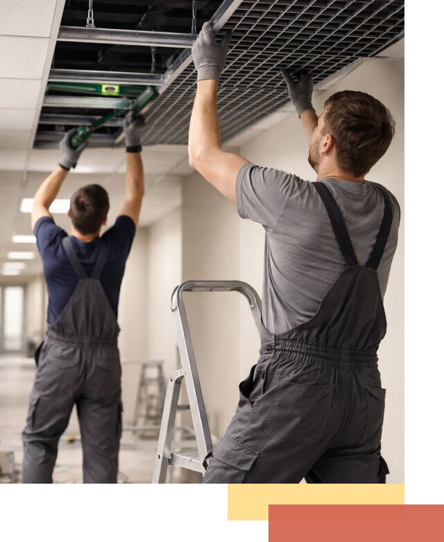 Монтаж потолка Грильято в Владимире: установка под ключ качественно