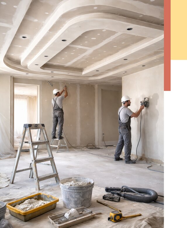 Многоуровневый потолок из гипсокартона в Владимире от 778 руб. под ключ | ОТДЕЛОЧНИК-Вдм