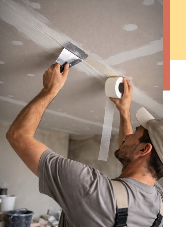 Обработка швов потолка ГКЛ в Владимире от 7781 руб. под ключ | ОТДЕЛОЧНИК-Вдм