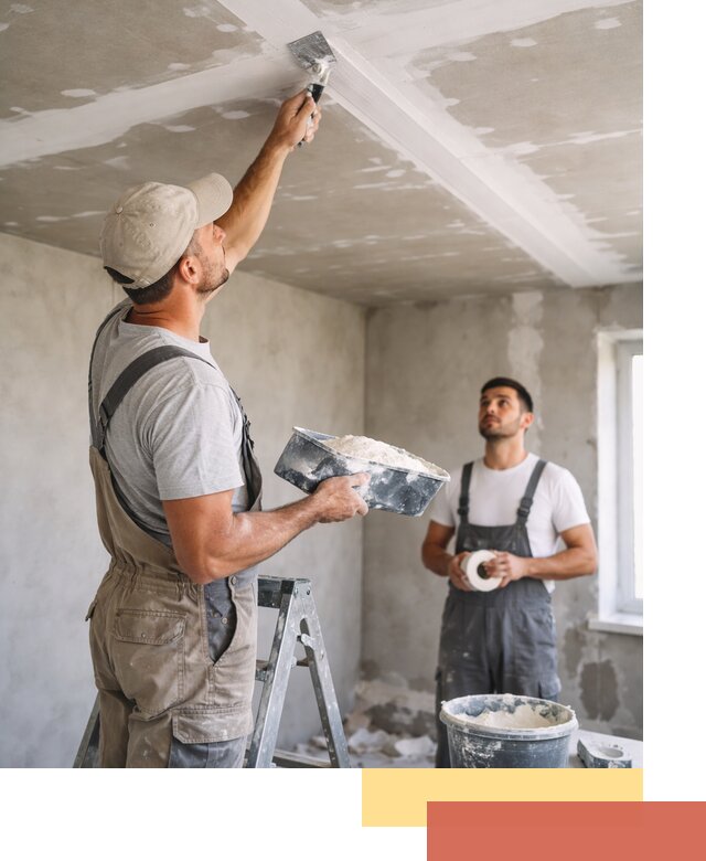 Обработка швов потолка ГКЛ в Владимире: качественная заделка и шпатлевка