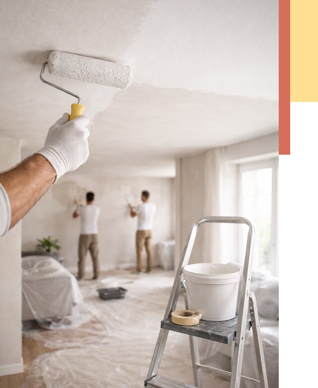 Покраска потолка акриловой краской в Владимире от 2594 руб. | ОТДЕЛОЧНИК-Вдм