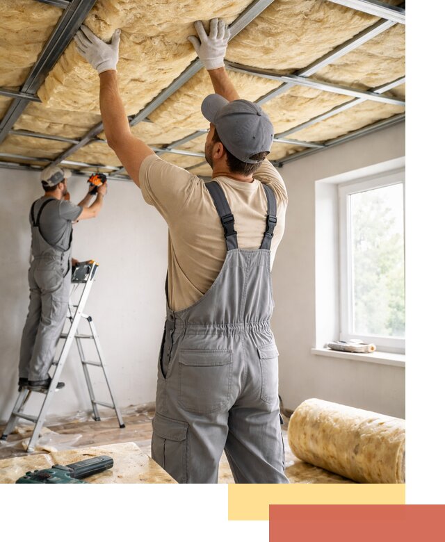 Утепление потолка под ключ в Владимире качественно и быстро