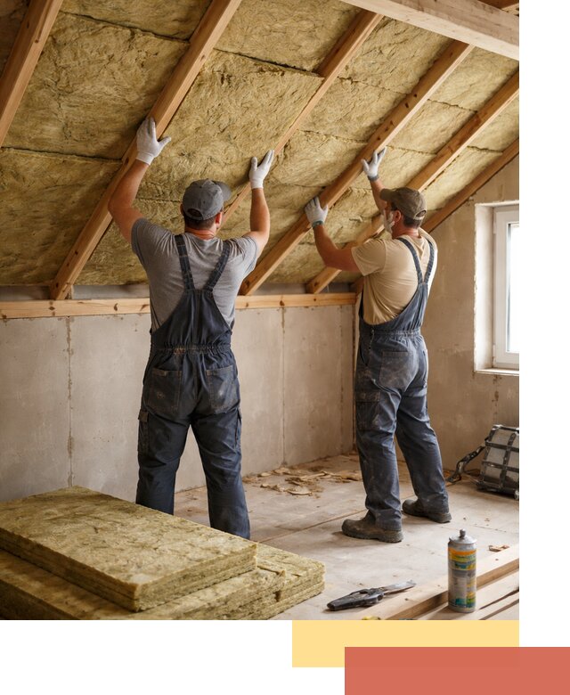 Утепление потолка минеральной ватой в Владимире